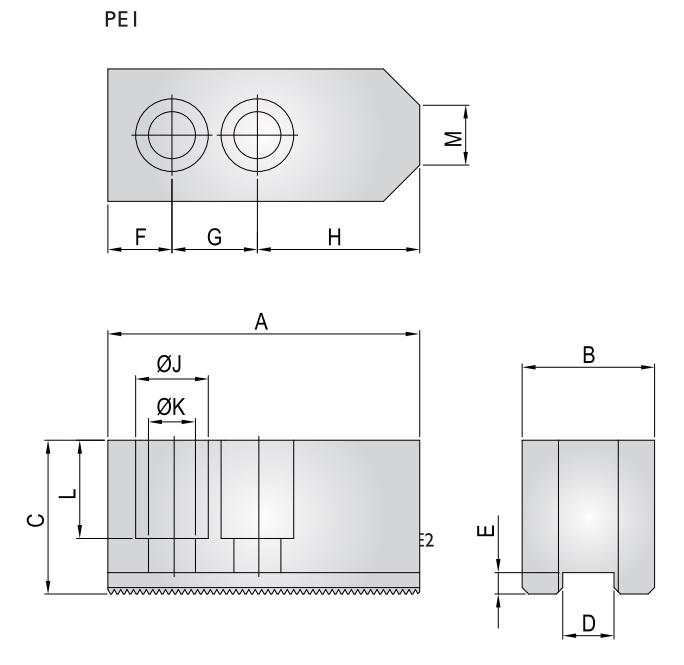 SOFT TOP JAWS (SERRATION)