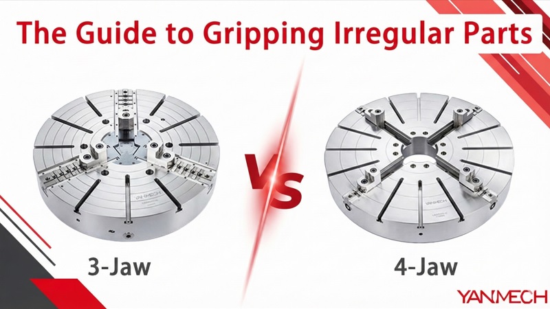 3-Jaw vs. 4-Jaw: The Guide to Gripping Irregular Parts